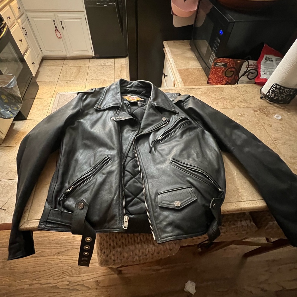 Vintage Harley Davidson Leather Jacket